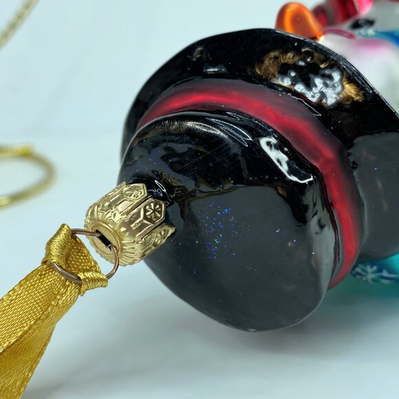 Christopher Radko Snowman Love You This Much Hearts Christmas Ornament 1999 NX15 - Picture 5 of 6